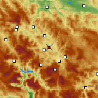 Nearby Forecast Locations - Visoko - Mapa
