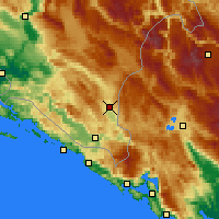 Nearby Forecast Locations - Bileća - Mapa