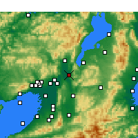 Nearby Forecast Locations - Uji - Mapa