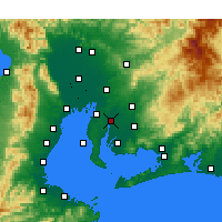 Nearby Forecast Locations - Kariya - Mapa