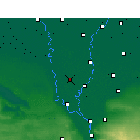 Nearby Forecast Locations - Shibin el-Kom - Mapa