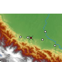 Nearby Forecast Locations - Chimoré - Mapa