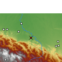 Nearby Forecast Locations - Entre Ríos - Mapa