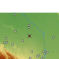 Nearby Forecast Locations - General Saavedra - Mapa