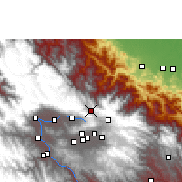 Nearby Forecast Locations - Colomi - Mapa