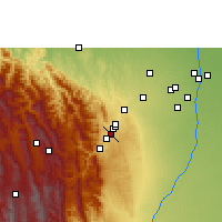 Nearby Forecast Locations - Jorochito - Mapa