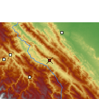 Nearby Forecast Locations - Palos Blancos - Mapa