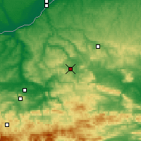 Nearby Forecast Locations - Popovo - Mapa