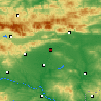 Nearby Forecast Locations - Nova Zagora - Mapa