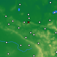 Nearby Forecast Locations - Lübbecke - Mapa