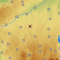 Nearby Forecast Locations - Krumbach - Mapa