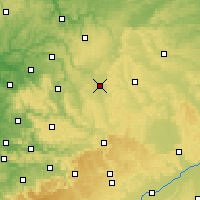 Nearby Forecast Locations - Crailsheim - Mapa