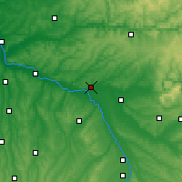 Nearby Forecast Locations - Moissac - Mapa