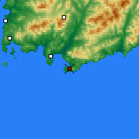 Nearby Forecast Locations - Vrangel - Mapa