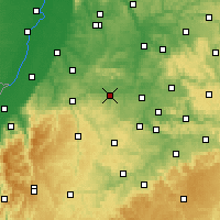 Nearby Forecast Locations - Vaihingen an der Enz - Mapa