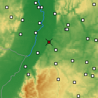 Nearby Forecast Locations - Bruchsal - Mapa