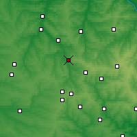 Nearby Forecast Locations - Toretsk - Mapa