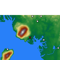 Nearby Forecast Locations - Tiko - Mapa