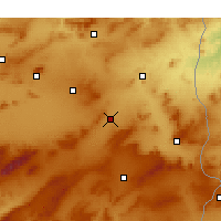Nearby Forecast Locations - Meskiana - Mapa