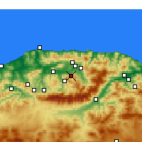Nearby Forecast Locations - Mekla - Mapa