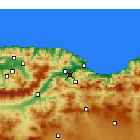 Nearby Forecast Locations - Amizour - Mapa