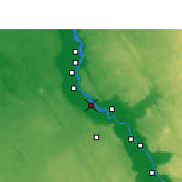 Nearby Forecast Locations - Manfalut - Mapa
