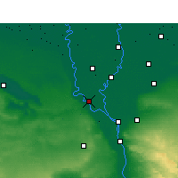 Nearby Forecast Locations - Ashmūn - Mapa
