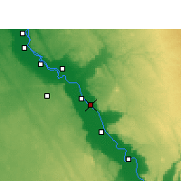 Nearby Forecast Locations - Badariense - Mapa