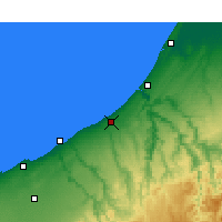 Nearby Forecast Locations - Sjirat - Mapa