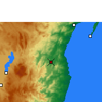 Nearby Forecast Locations - Vavatenina - Mapa