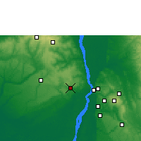 Nearby Forecast Locations - Ogwashi Ukwu - Mapa