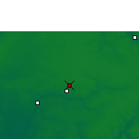 Nearby Forecast Locations - Touba - Mapa