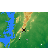 Nearby Forecast Locations - Palimé - Mapa