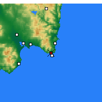 Nearby Forecast Locations - Villasimius - Mapa