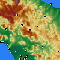 Nearby Forecast Locations - Bojano - Mapa