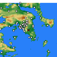 Nearby Forecast Locations - Kropia - Mapa