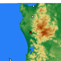 Nearby Forecast Locations - Cañete - Mapa