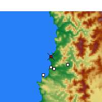 Nearby Forecast Locations - Quintero - Mapa