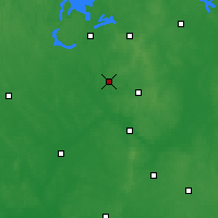 Nearby Forecast Locations - Kolno - Mapa