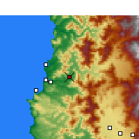Nearby Forecast Locations - Quillota - Mapa