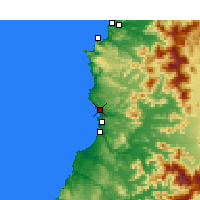 Nearby Forecast Locations - Valparaíso - Mapa