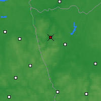Nearby Forecast Locations - Grodno - Mapa