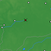 Nearby Forecast Locations - Kobriny - Mapa
