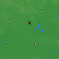 Nearby Forecast Locations - Biaroza - Mapa