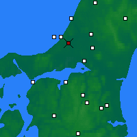 Nearby Forecast Locations - Pandrup - Mapa