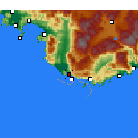 Nearby Forecast Locations - Kalkan - Mapa