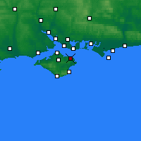 Nearby Forecast Locations - Ryde - Mapa