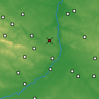 Nearby Forecast Locations - Ożarów - Mapa