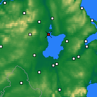 Nearby Forecast Locations - Lago Neagh - Mapa