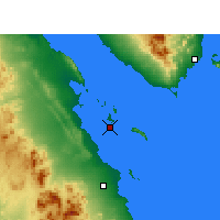 Nearby Forecast Locations - Tawila - Mapa